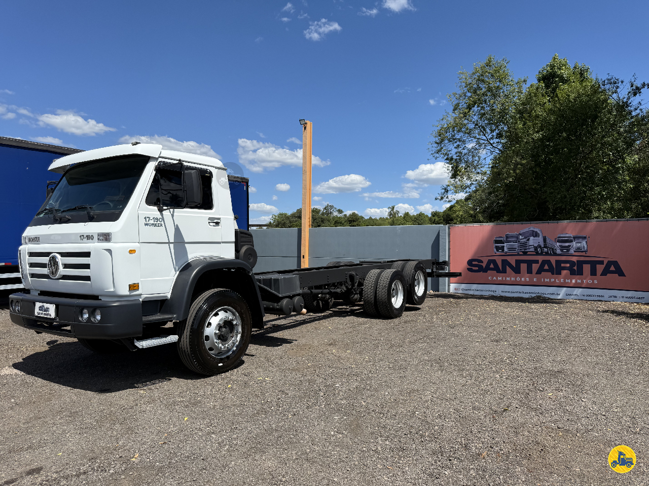 CAMINHAO VOLKSWAGEN VW 17190 Chassis Truck 6x2 Santa Rita Caminhões FAZENDA VILANOVA RIO GRANDE DO SUL RS