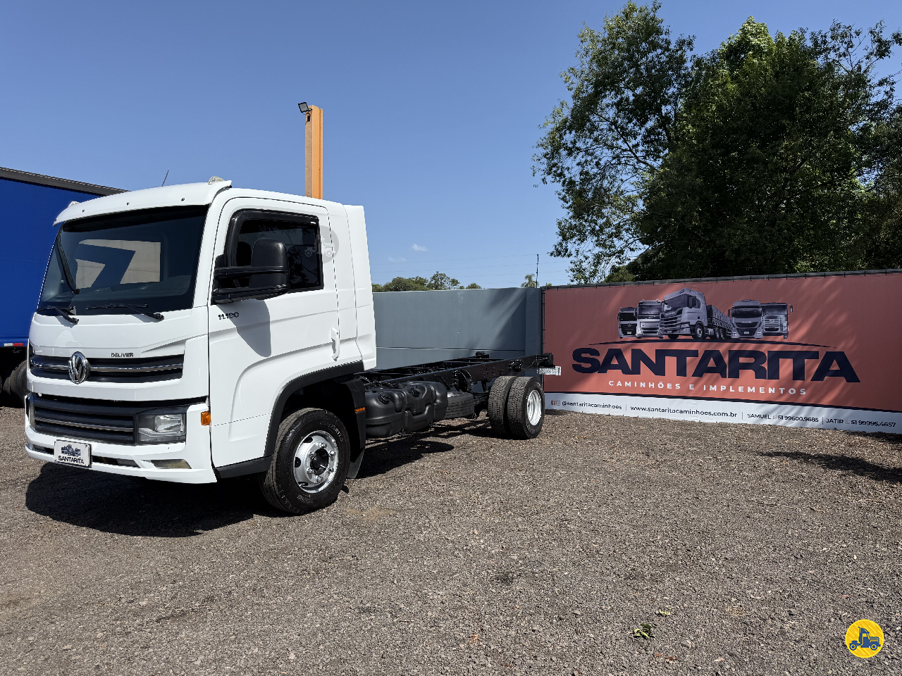 CAMINHAO VOLKSWAGEN VW 11180 Chassis 3/4 4x2 Santa Rita Caminhões FAZENDA VILANOVA RIO GRANDE DO SUL RS