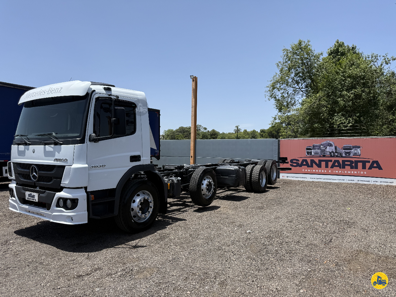 CAMINHAO MERCEDES-BENZ MB 3030 Chassis BiTruck 8x2 Santa Rita Caminhões FAZENDA VILANOVA RIO GRANDE DO SUL RS