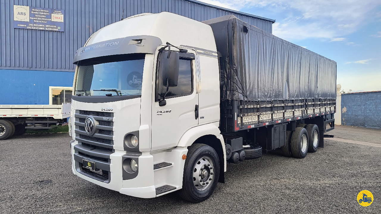 CAMINHAO VOLKSWAGEN VW 24280 Carga Seca Truck 6x2 RP Trucks CRAVINHOS SÃO PAULO SP