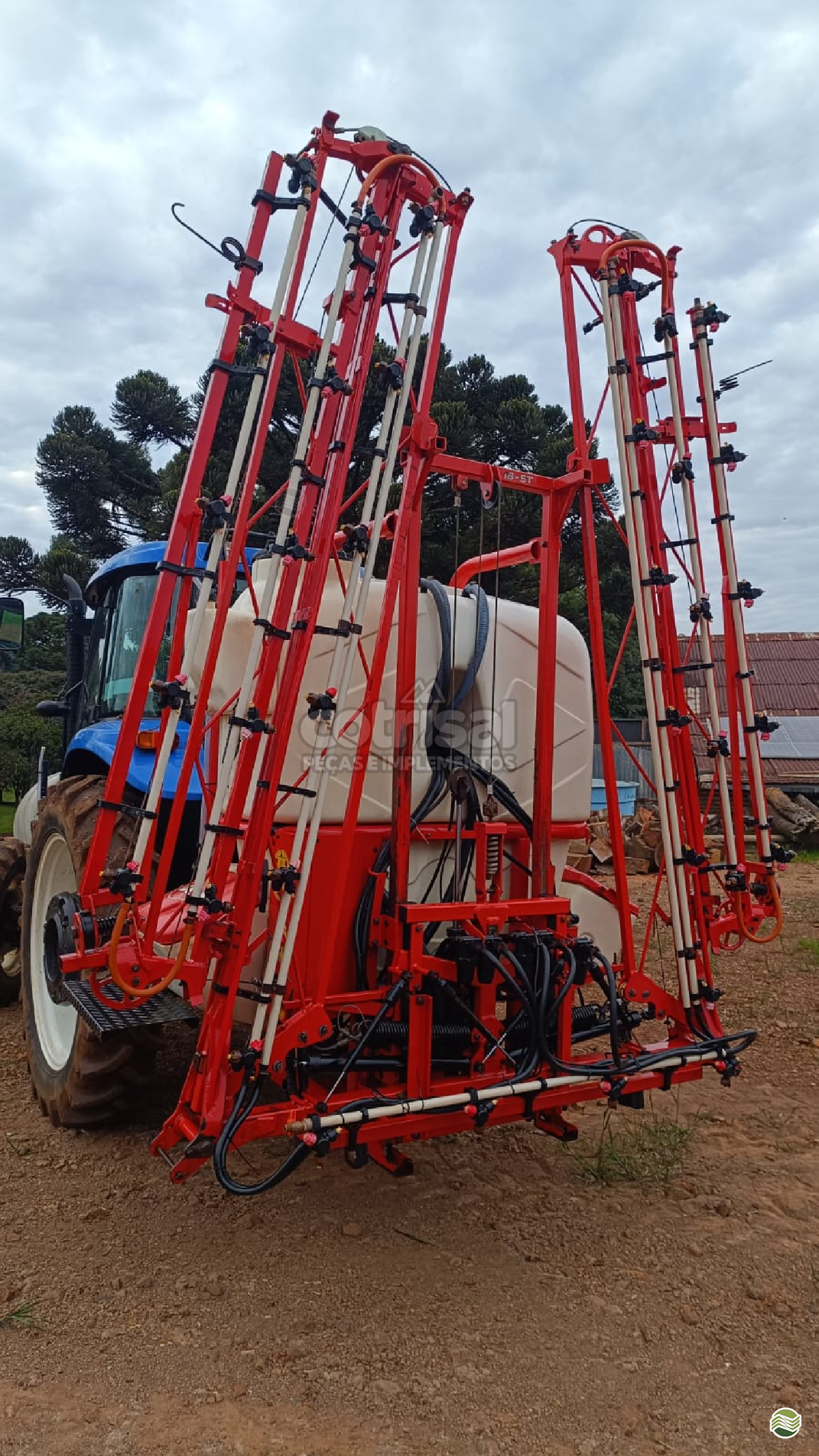 PULVERIZADOR KUHN PORTER 800 ST Acoplado Hidráulico Cotrisal SARANDI RIO GRANDE DO SUL RS