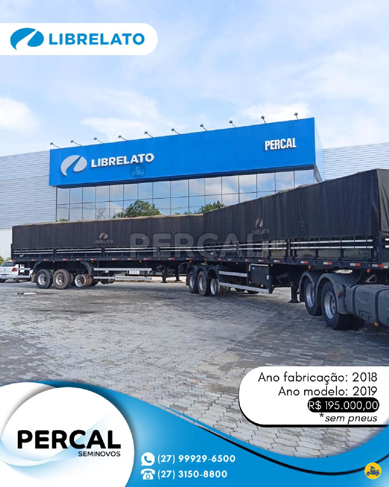 CARRETA BITREM 9 EIXOS GRANELEIRO Percal - Librelato LINHARES ESPÍRITO SANTO ES