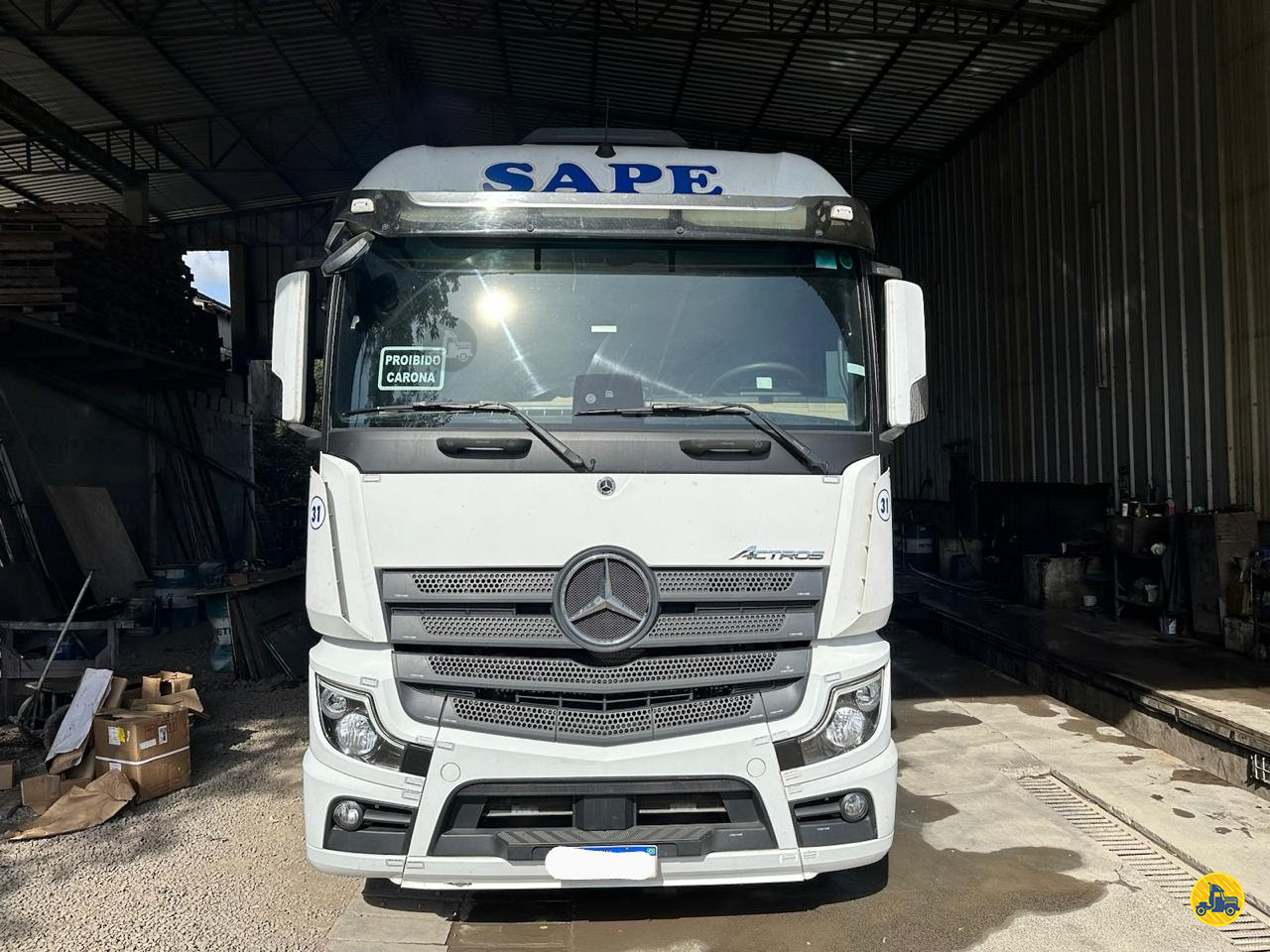 CAMINHAO MERCEDES-BENZ MB 2548 Cavalo Mecânico Cavalo 6x2 Transportes SAPE OTACILIO COSTA SANTA CATARINA SC