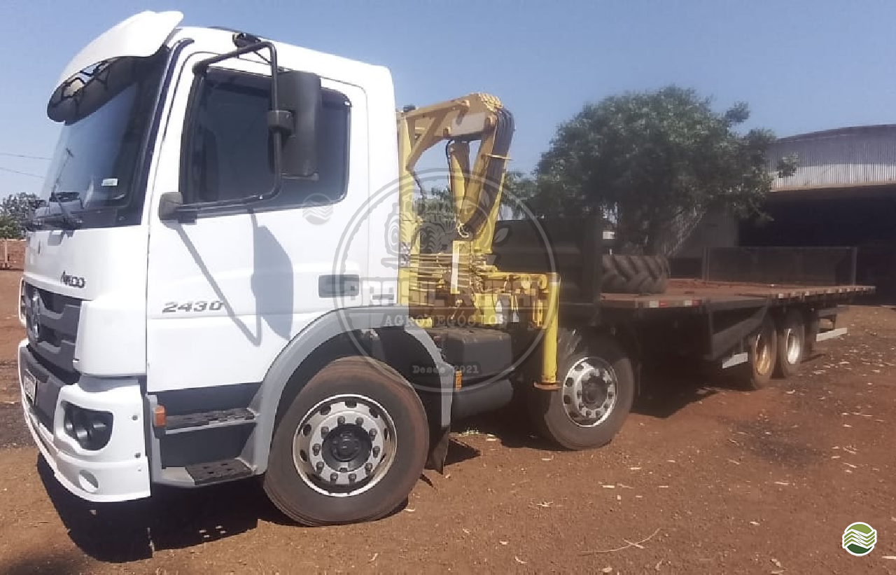 CAMINHAO MERCEDES-BENZ MB 2430 Guincho Munck BiTruck 8x2 Brasil Rural - Agronegócios CAMPINA DA LAGOA PARANÁ PR