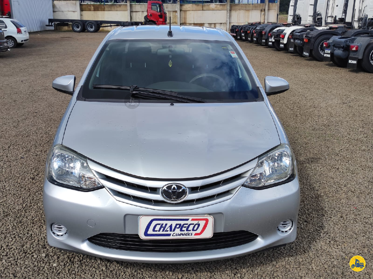 CARRO TOYOTA Etios Sedan 1.5 X Chapecó Caminhões CORDILHEIRA ALTA SANTA CATARINA SC