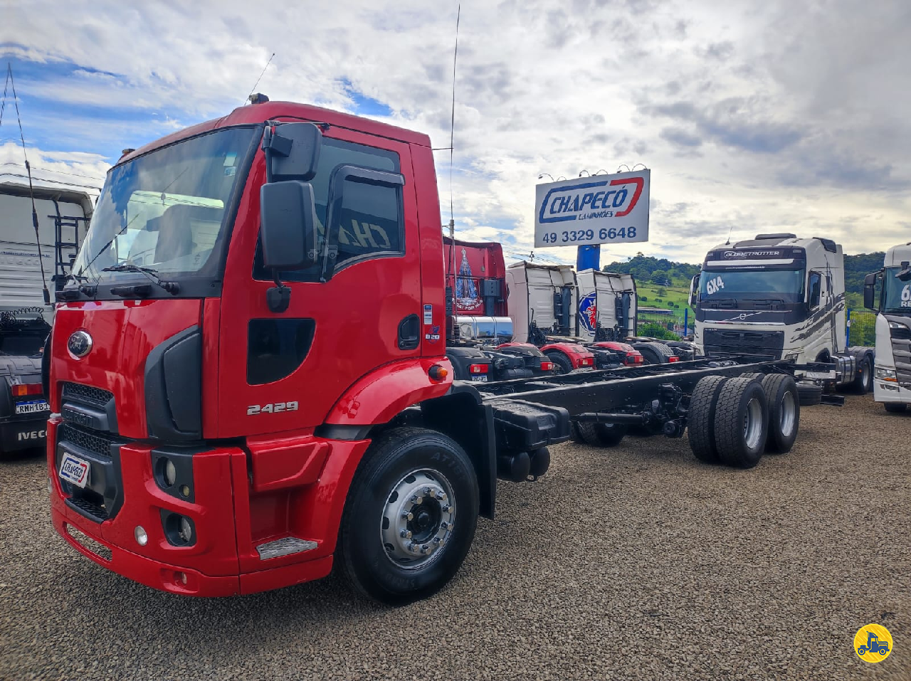 CAMINHAO FORD CARGO 2429 Chassis Truck 6x2 Chapecó Caminhões CORDILHEIRA ALTA SANTA CATARINA SC