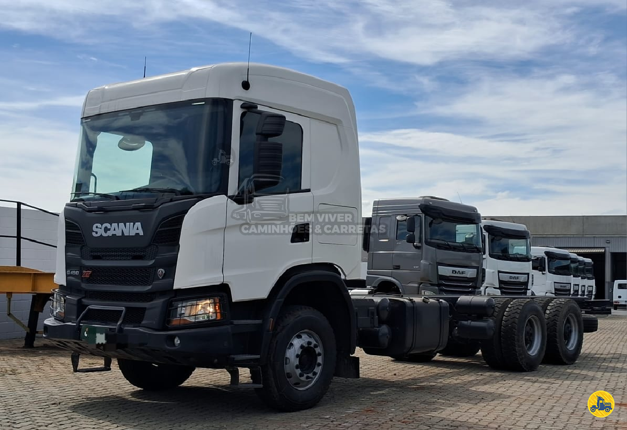 CAMINHAO SCANIA SCANIA G450 Chassis Truck 6x4 Bem Viver Caminhões e Carretas VITORIA ESPÍRITO SANTO ES