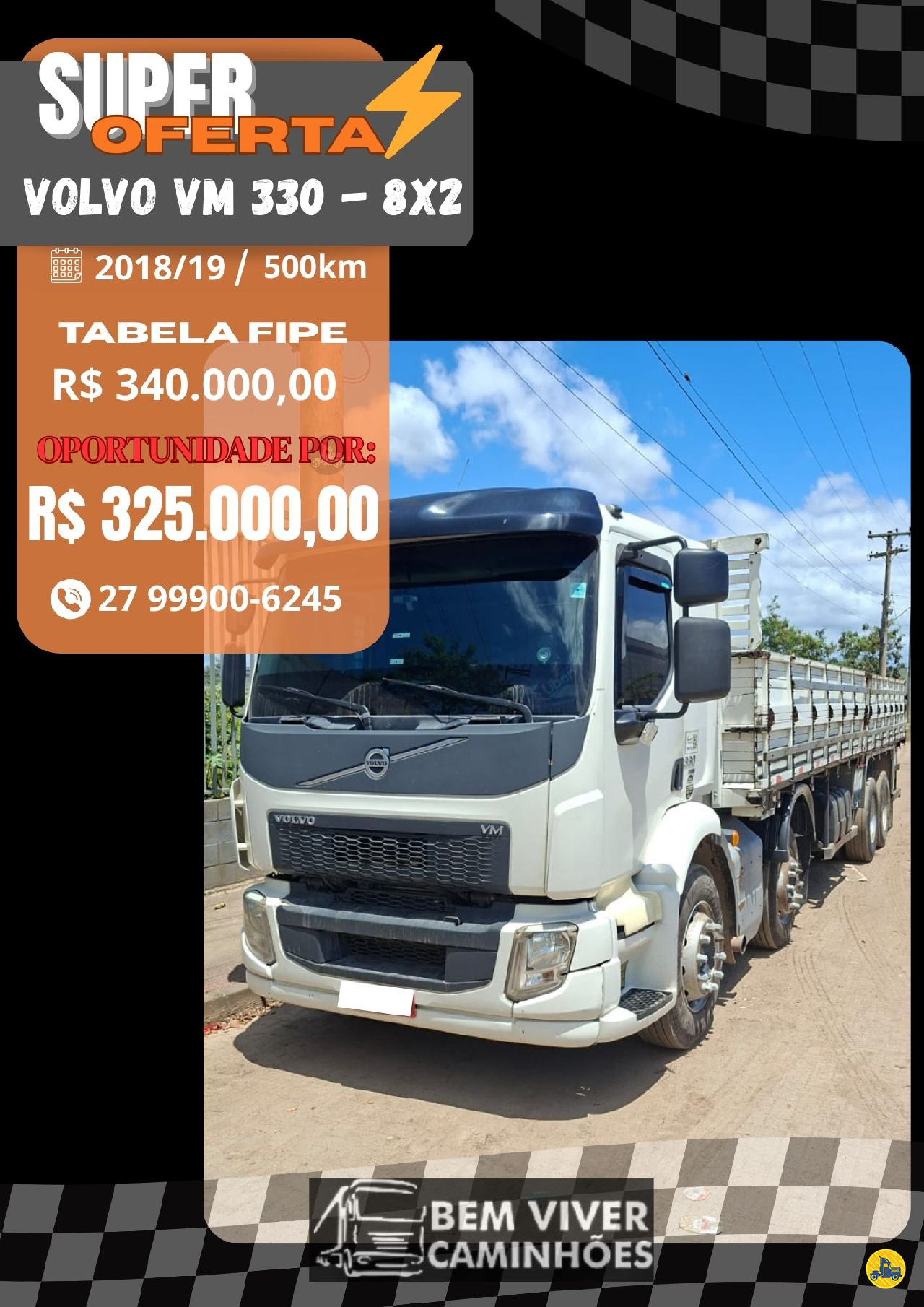 CAMINHAO VOLVO VOLVO VM 330 Cavalo Mecânico Cavalo 8x2 Bem Viver Caminhões e Carretas VITORIA ESPÍRITO SANTO ES
