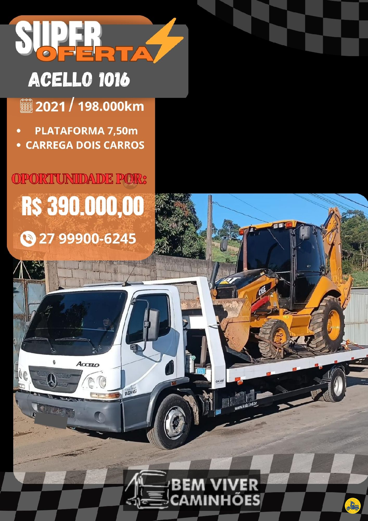 CAMINHAO MERCEDES-BENZ MB 1016 Plataforma Toco 4x2 Bem Viver Caminhões e Carretas VITORIA ESPÍRITO SANTO ES