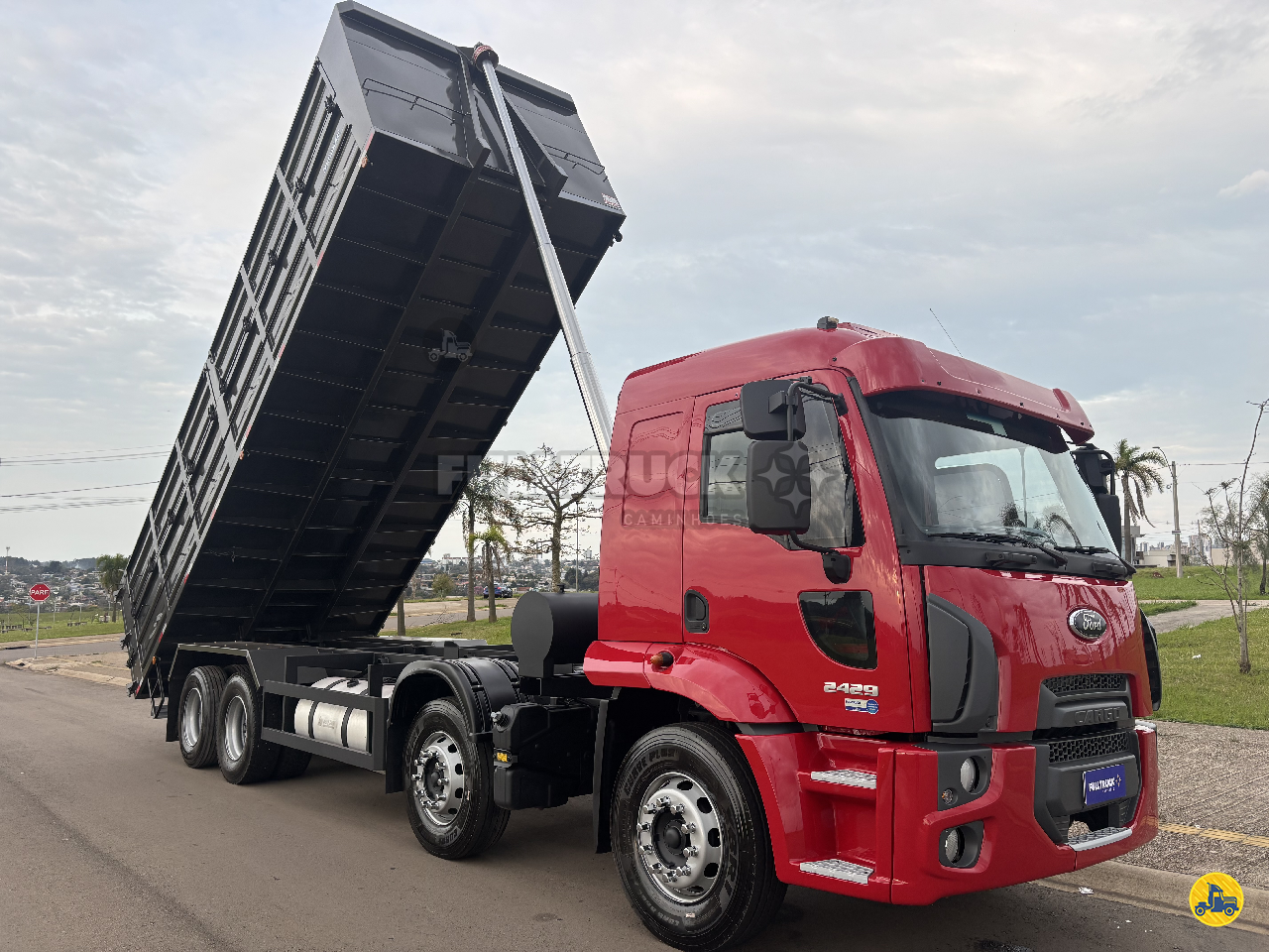CAMINHAO FORD CARGO 2429 Caçamba Basculante BiTruck 8x2 FullTruck Caminhões PASSO FUNDO RIO GRANDE DO SUL RS