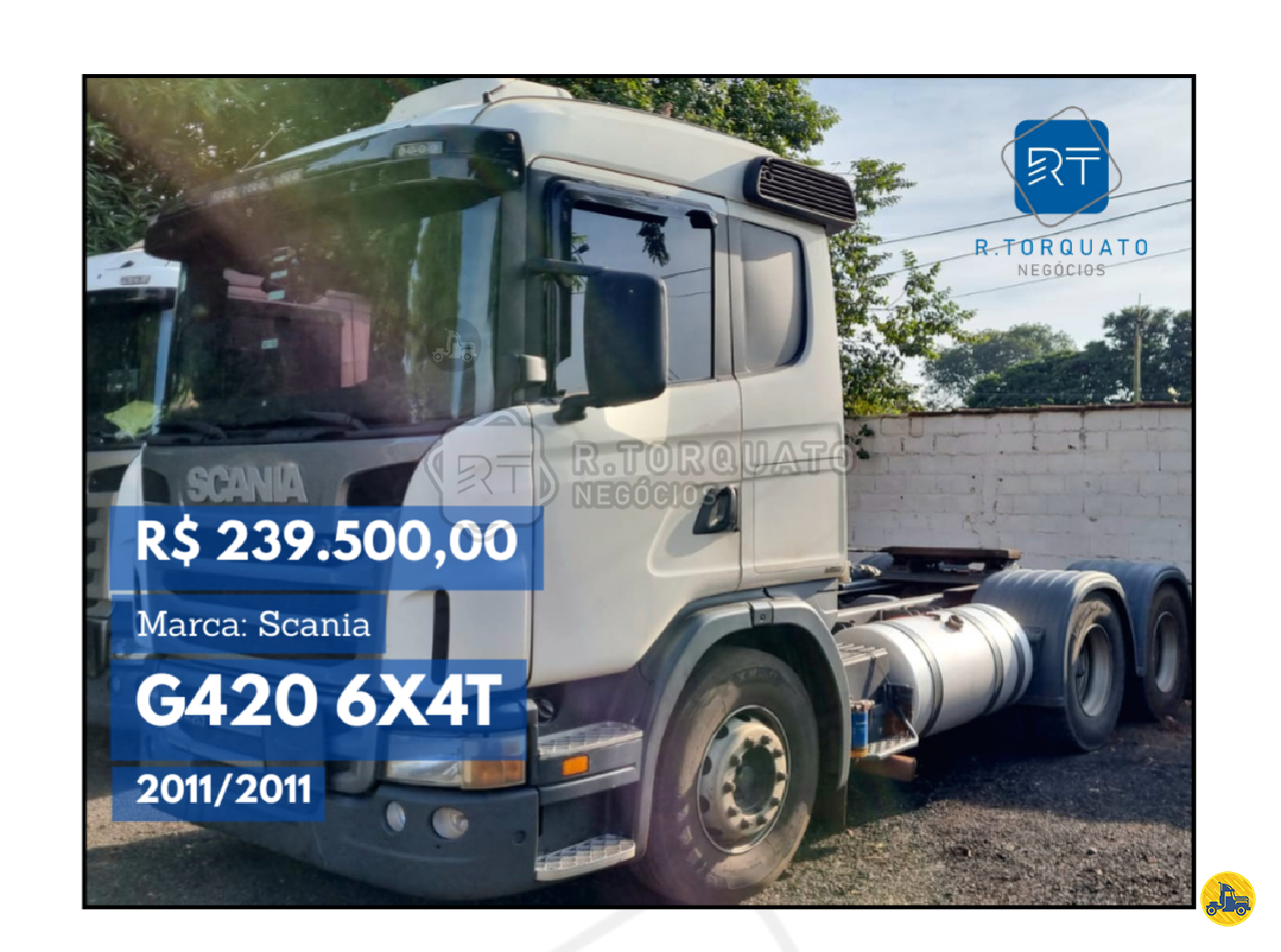 CAMINHAO SCANIA SCANIA G420 Cavalo Mecânico Cavalo 6x4 R.Torquato Negócios São José do Rio Preto SÃO PAULO SP