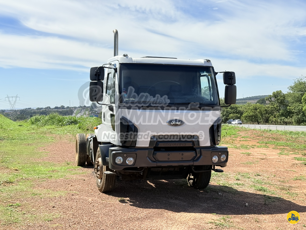 CAMINHAO FORD CARGO 1723 Chassis 3/4 4x2 Rainha dos Caminhões HIDROLANDIA GOIAS GO