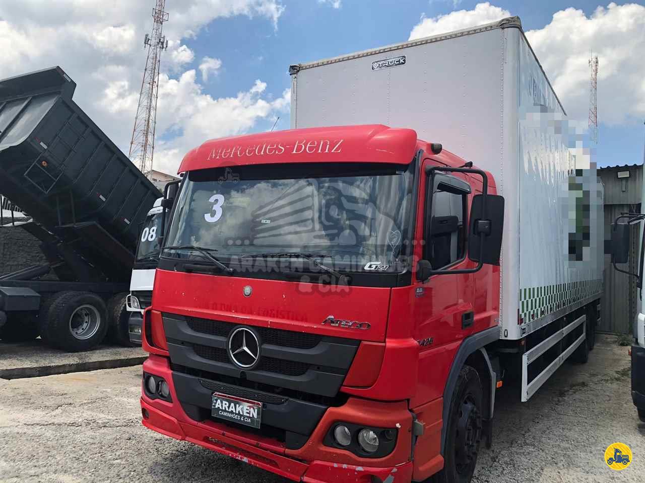 CAMINHAO MERCEDES-BENZ MB 2426 Baú Furgão BiTruck 8x2 Araken Caminhões e Cia CAJAMAR SÃO PAULO SP