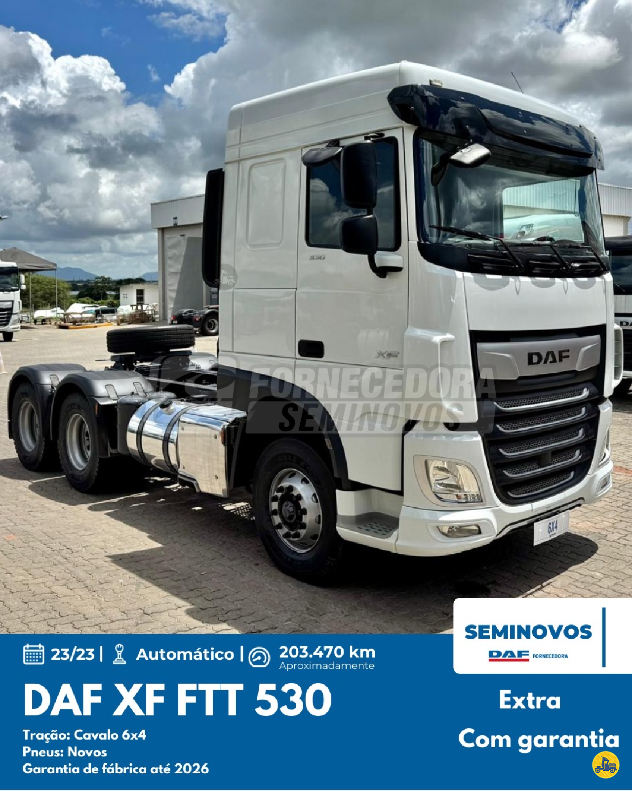 CAMINHAO DAF DAF XF FTT 530 Cavalo Mecânico Cavalo 6x4 DAF Fornecedora Seminovos ITAITINGA CEARÁ CE