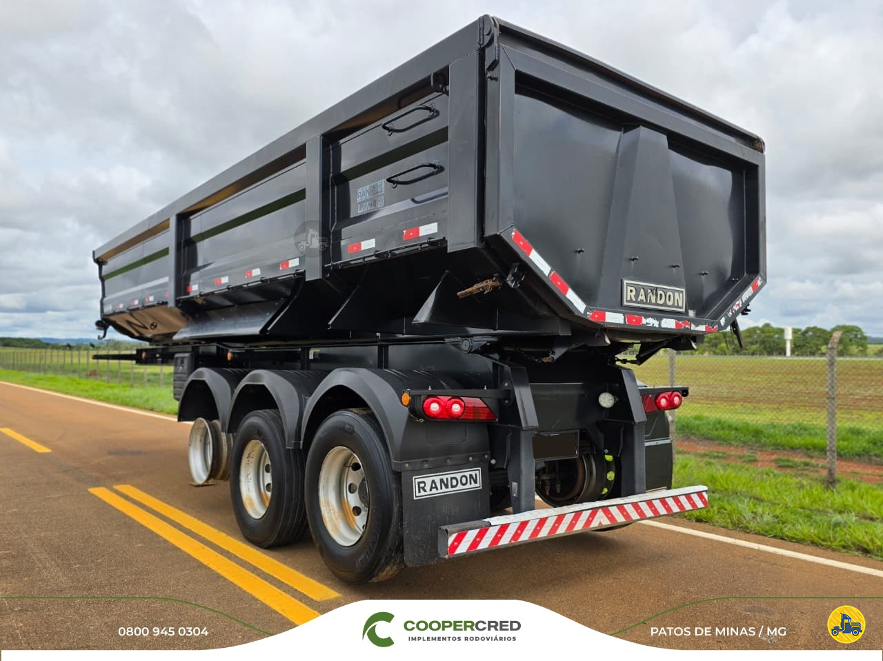 CARRETA SEMI-REBOQUE BASCULANTE Cooper Cred Implementos Rodoviários MG PATOS DE MINAS MINAS GERAIS MG