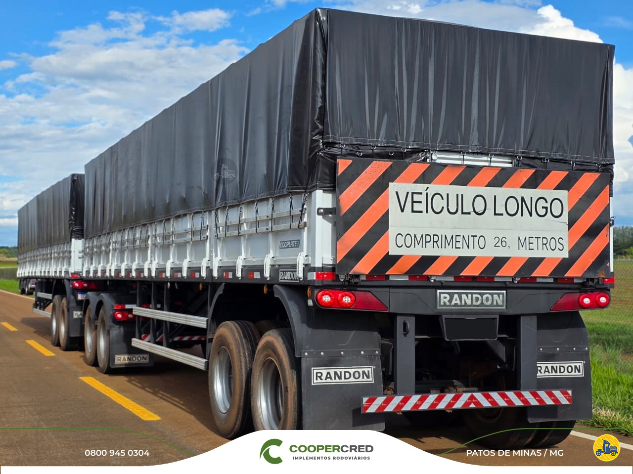 CARRETA RODOTREM GRANELEIRO Cooper Cred Implementos Rodoviários MG PATOS DE MINAS MINAS GERAIS MG