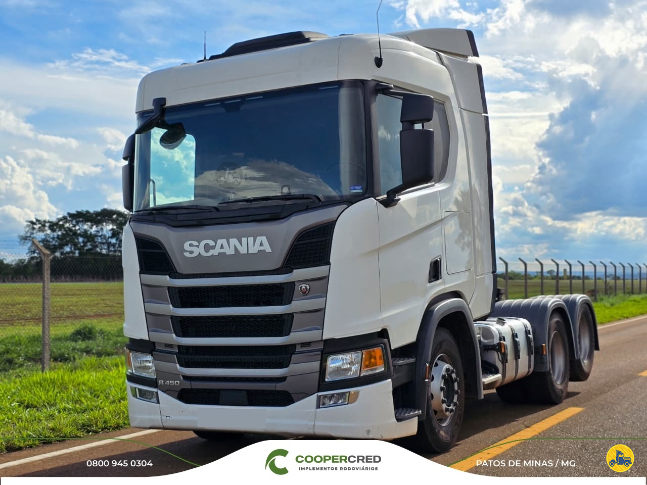 CAMINHAO SCANIA SCANIA R450 Cavalo Mecânico Cavalo 6x2 Cooper Cred Implementos Rodoviários MG PATOS DE MINAS MINAS GERAIS MG