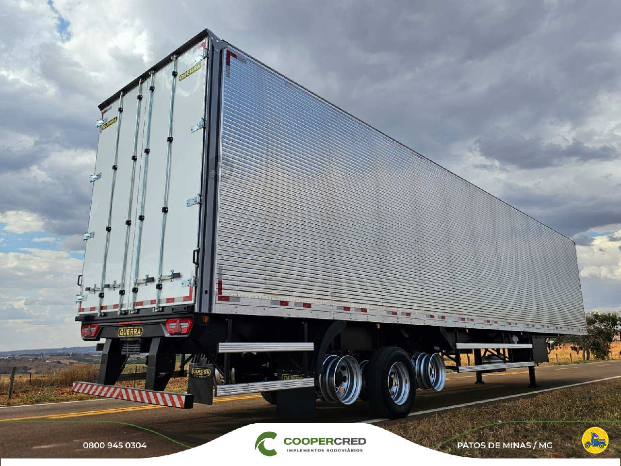 CARRETA SEMI-REBOQUE BAU FURGÃO Cooper Cred Implementos Rodoviários MG PATOS DE MINAS MINAS GERAIS MG