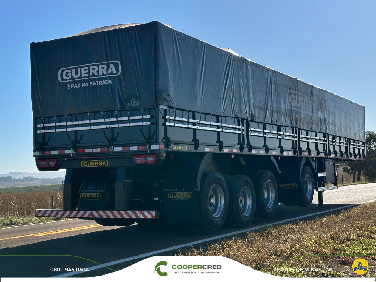 CARRETA SEMI-REBOQUE GRANELEIRO Cooper Cred Implementos Rodoviários MG PATOS DE MINAS MINAS GERAIS MG