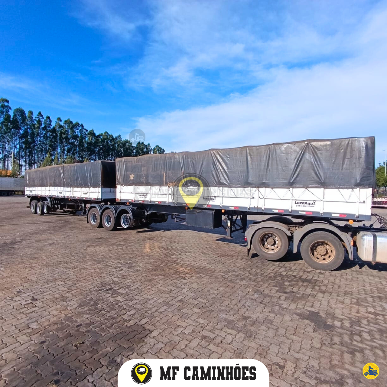 CARRETA BITREM 9 EIXOS GRANELEIRO MF Caminhões UBERLANDIA MINAS GERAIS MG