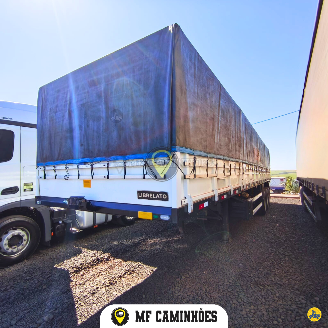 CARRETA SEMI-REBOQUE GRANELEIRO MF Caminhões UBERLANDIA MINAS GERAIS MG