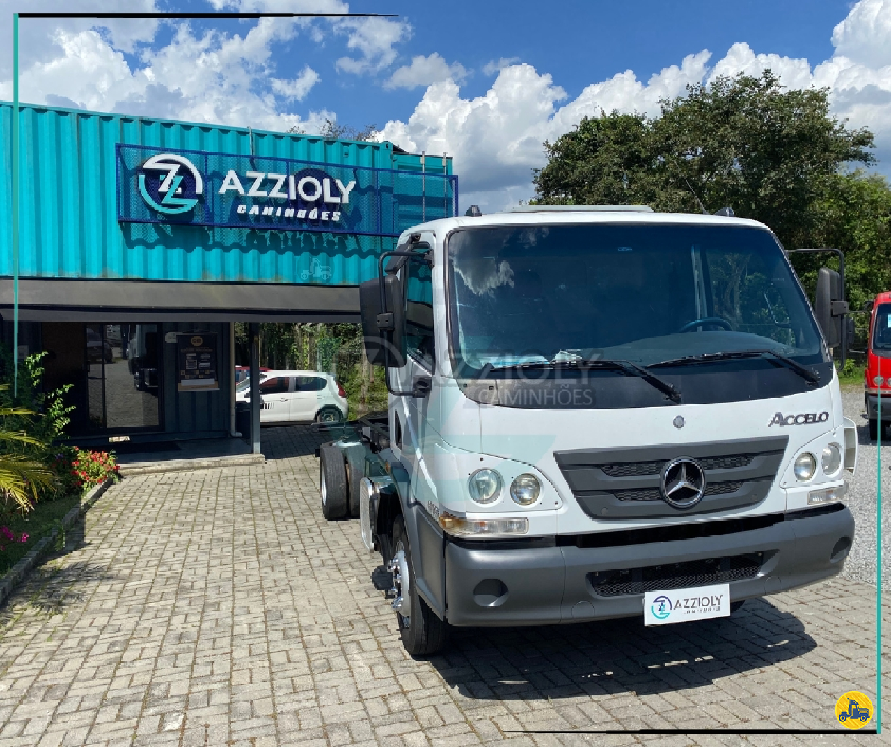 CAMINHAO MERCEDES-BENZ MB 815 Chassis 3/4 4x2 Azzioly Caminhões MOGI DAS CRUZES SÃO PAULO SP