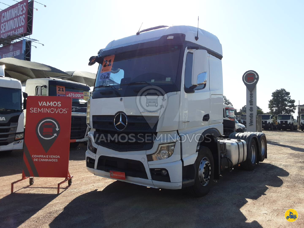 CAMINHAO MERCEDES-BENZ MB 2548 Cavalo Mecânico Cavalo 6x2 Vamos Seminovos - Itajaí ITAJAI SANTA CATARINA SC