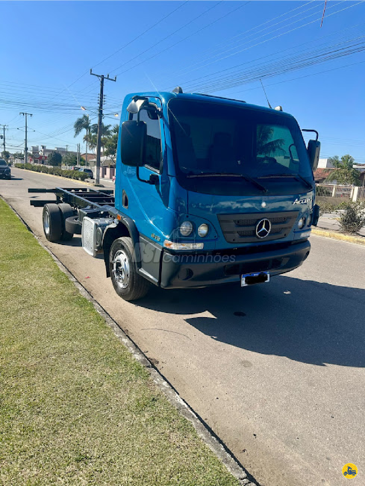 CAMINHAO MERCEDES-BENZ MB 815 Chassis 3/4 4x2 BST Caminhões TIJUCAS SANTA CATARINA SC