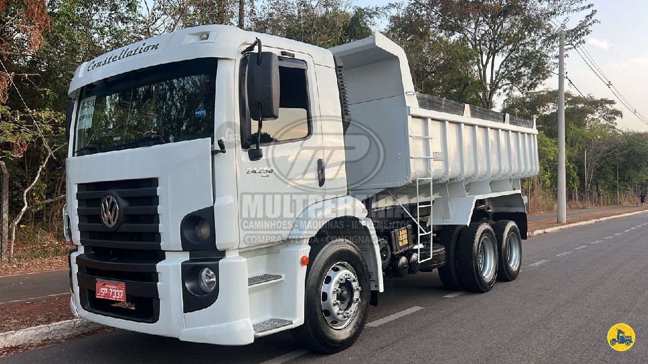 CAMINHAO VOLKSWAGEN VW 24250 Caçamba Basculante Truck 6x2 Multpereira Caminhões GOIANIA GOIAS GO