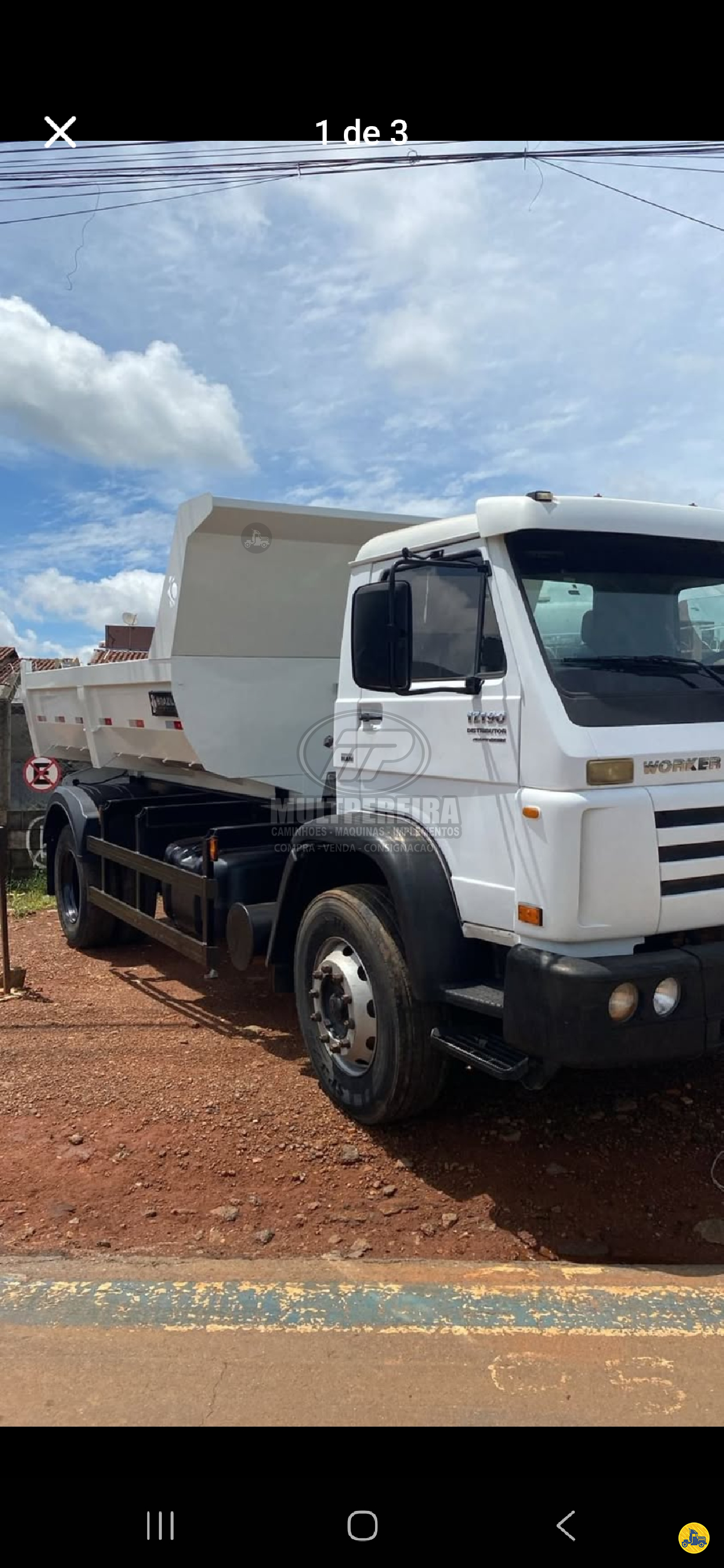 CAMINHAO VOLKSWAGEN VW 17190 Caçamba Basculante Toco 4x2 Multpereira Caminhões GOIANIA GOIAS GO
