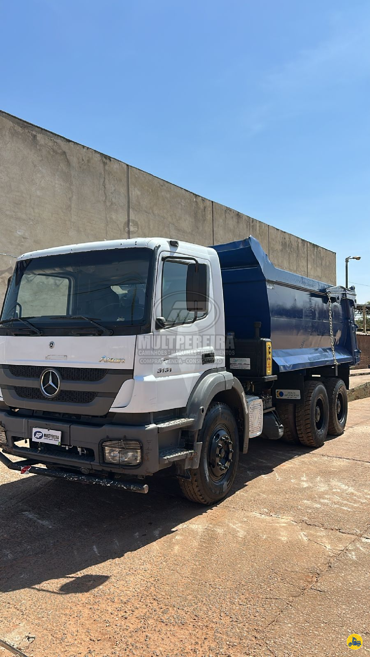 CAMINHAO MERCEDES-BENZ MB 3131 Caçamba Basculante Truck 6x4 Multpereira Caminhões GOIANIA GOIAS GO