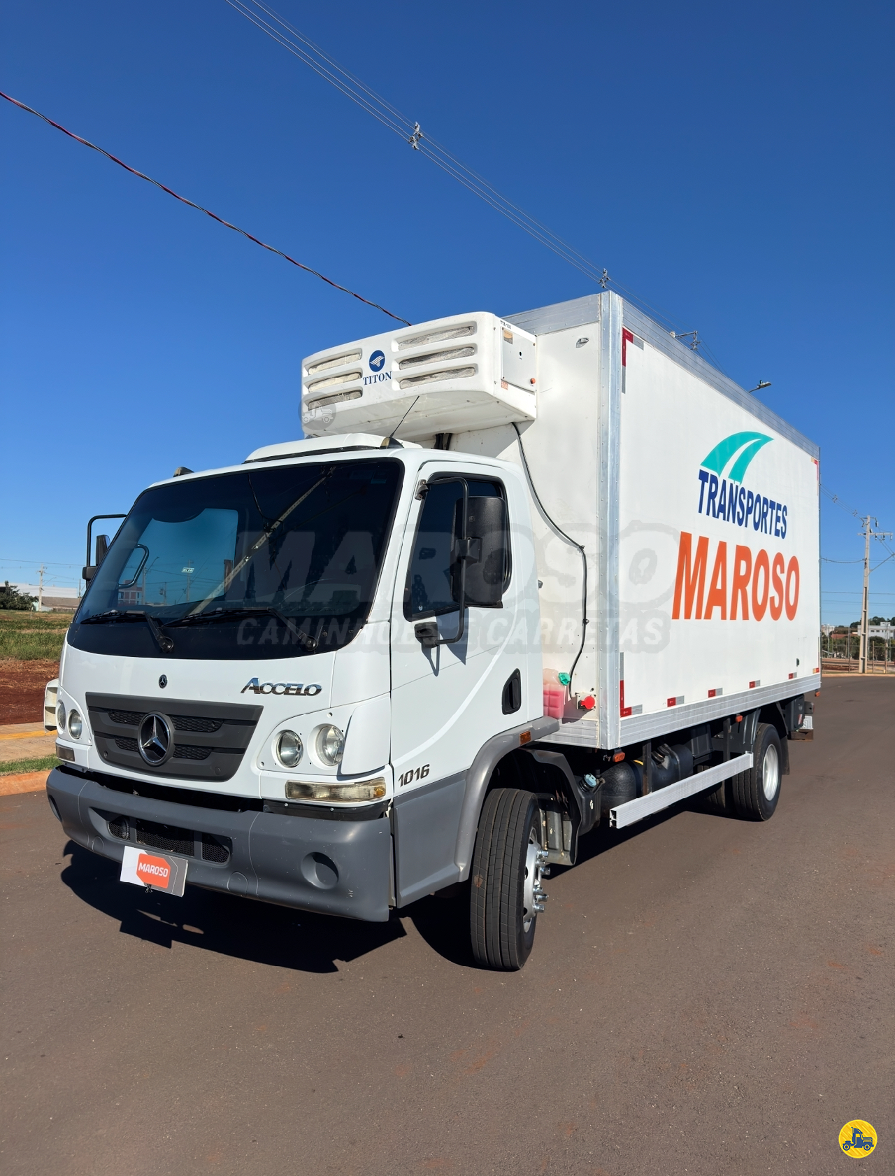 CAMINHAO MERCEDES-BENZ MB 1016 Baú Gancheiro 3/4 4x2 Maroso Caminhões TOLEDO PARANÁ PR
