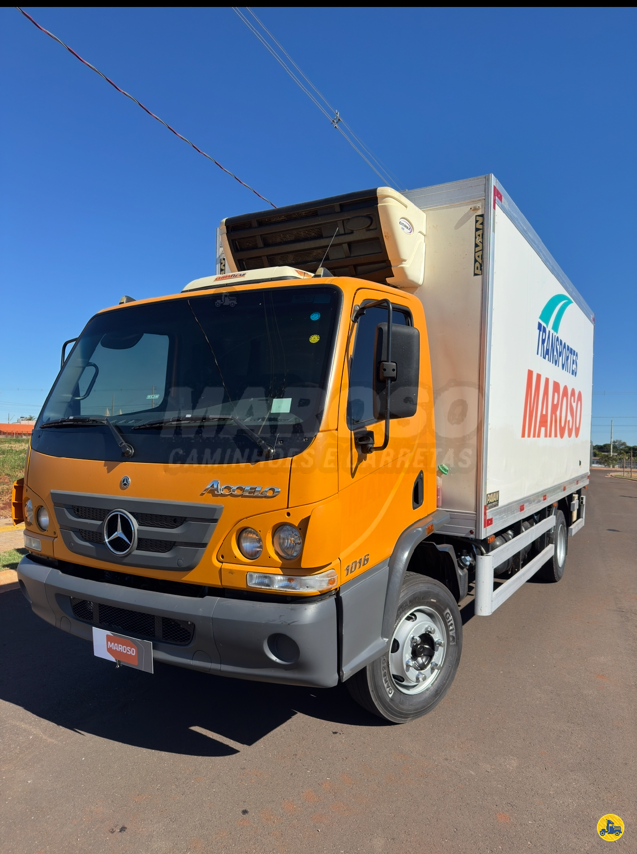 CAMINHAO MERCEDES-BENZ MB 1016 Baú Frigorífico 3/4 4x2 Maroso Caminhões TOLEDO PARANÁ PR