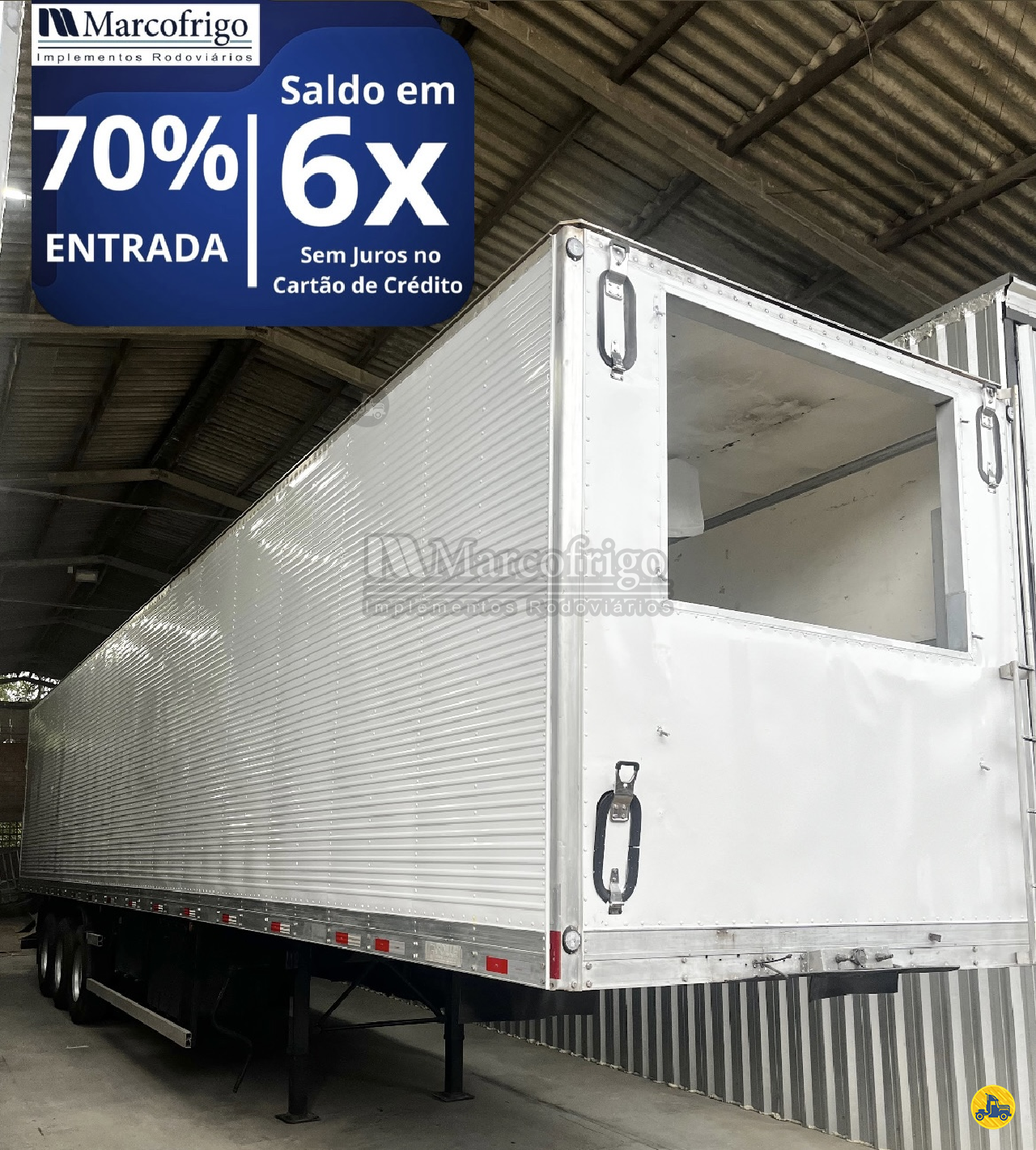 CARRETA SEMI-REBOQUE FRIGORIFICO Marcofrigo Implementos Rodoviários CONCORDIA SANTA CATARINA SC