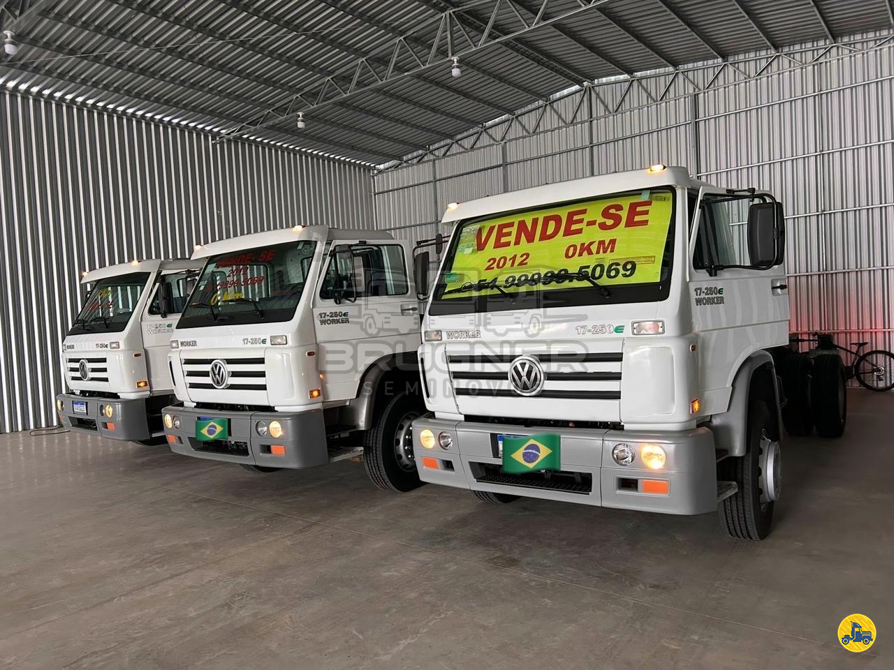 CAMINHAO VOLKSWAGEN VW 17250 Chassis Toco 4x2 Brugner Seminovos SAO JOAO DA URTIGA RIO GRANDE DO SUL RS