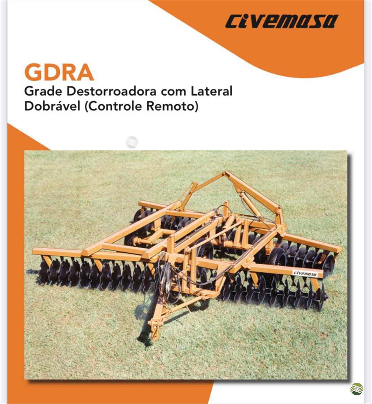 IMPLEMENTOS AGRICOLAS GRADE NIVELADORA NIVELADORA 64 DISCOS Freitas Máquinas - Jacto JATAI GOIAS GO