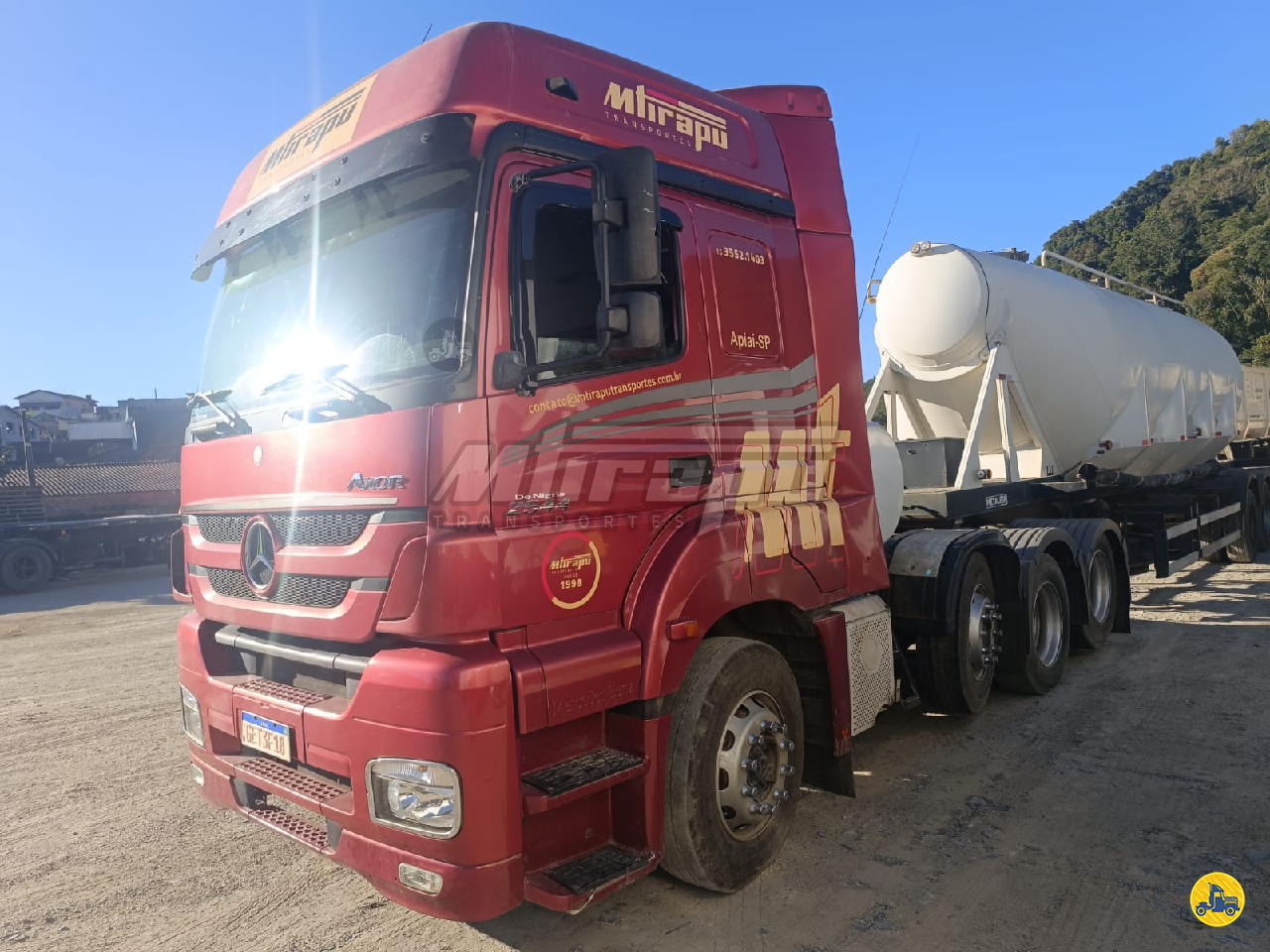CAMINHAO MERCEDES-BENZ MB 2544 Cavalo Mecânico Cavalo 8x2 M Tirapu Transportes APIAI SÃO PAULO SP