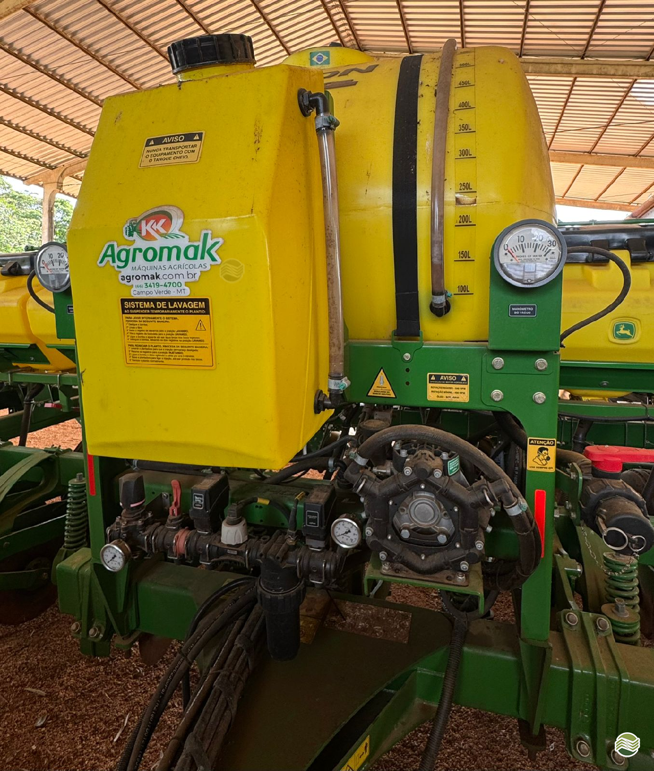 EQUIPAMENTOS AGRICULTURA DE PRECISÃO TANQUE INOCULANTE M Santos Agronegócios SINOP MATO GROSSO MT