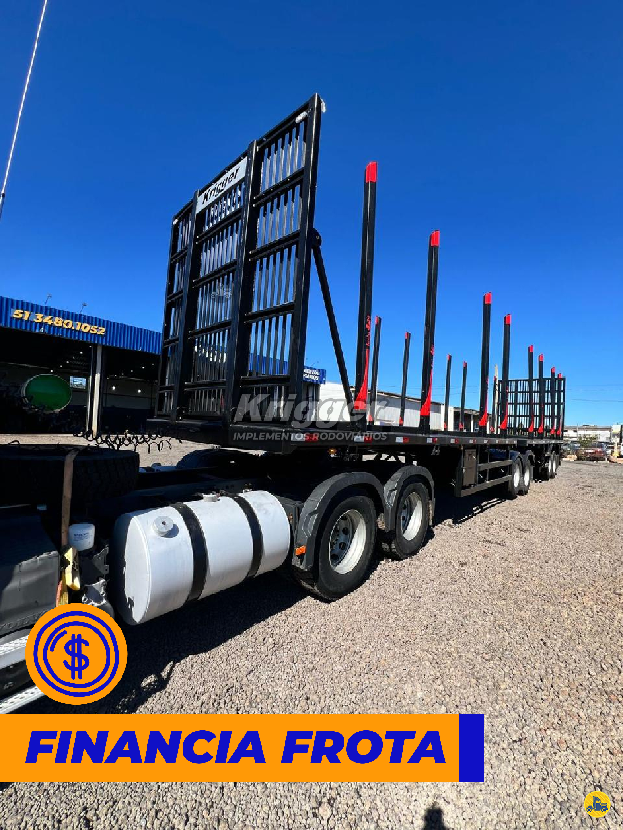 CARRETA BITREM FLORESTAL Krigger Implementos Rodoviários GUAIBA RIO GRANDE DO SUL RS