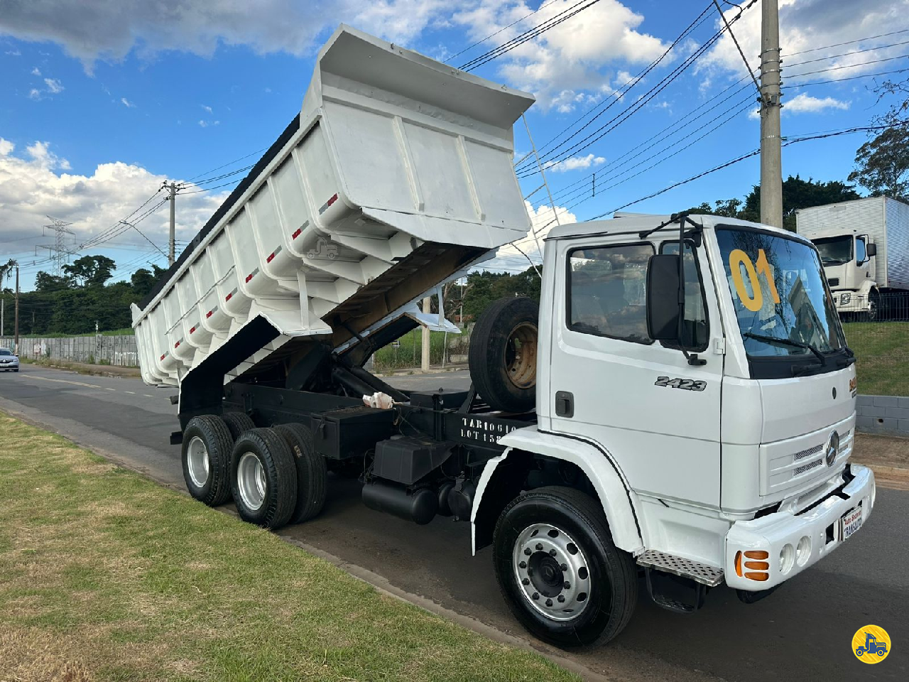 CAMINHAO MERCEDES-BENZ MB 2423 Caçamba Basculante Truck 6x4 Transauto Caminhões CAMPINAS SÃO PAULO SP