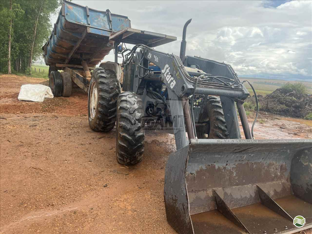 TRATOR FORD FORD 7610 Tração 4x4 AgroAMT Tratores e Implementos Agrícolas Usados TANGARA DA SERRA MATO GROSSO MT