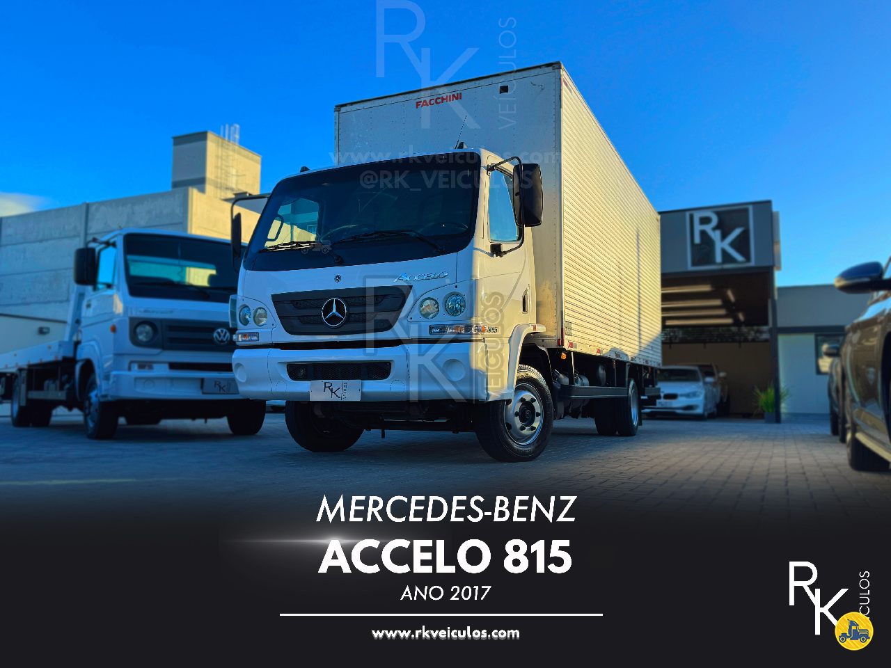 CAMINHAO MERCEDES-BENZ MB 815 Carga Seca 3/4 4x2 RK Veículos SAO JOSE SANTA CATARINA SC