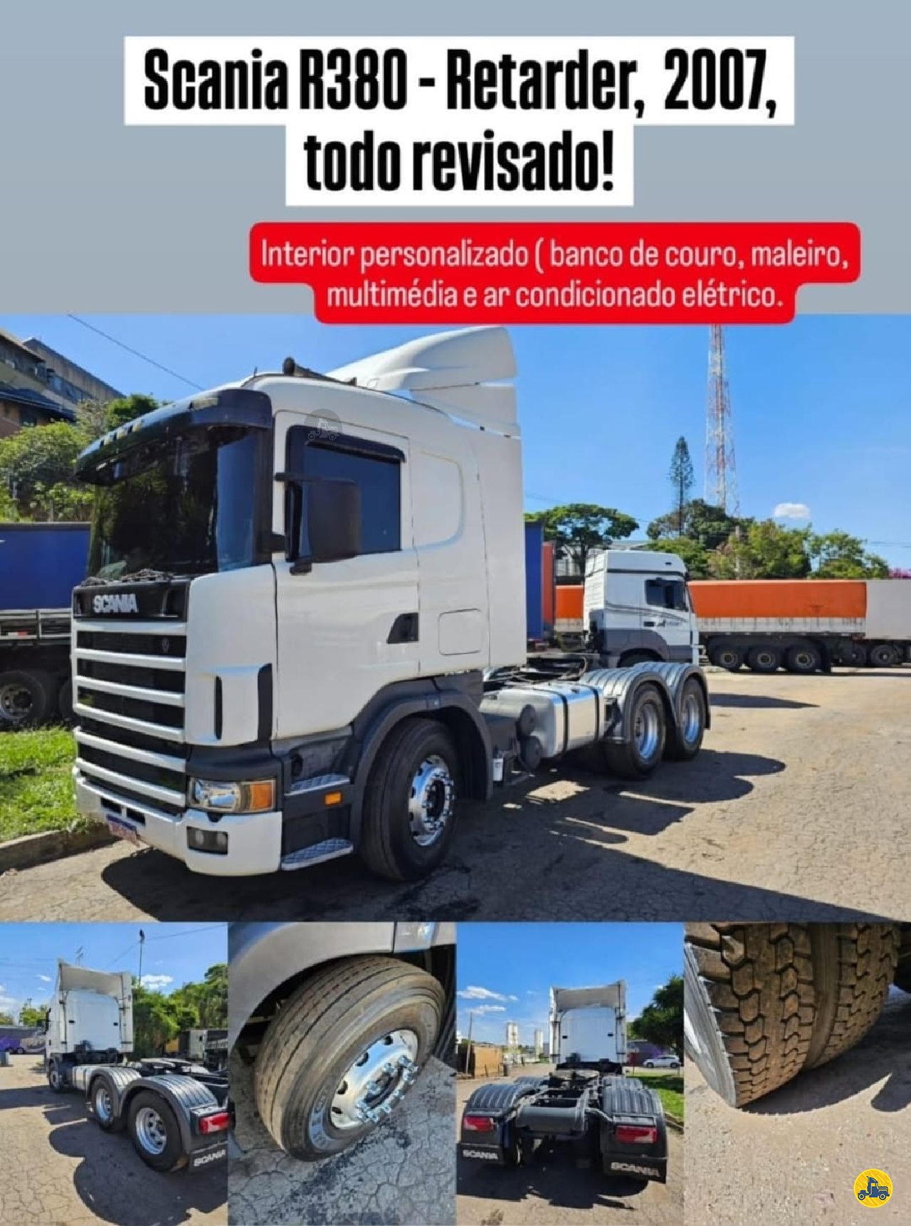CAMINHAO SCANIA SCANIA R380 Cavalo Mecânico Cavalo 6x2 Vetus Seminovos  BETIM MINAS GERAIS MG