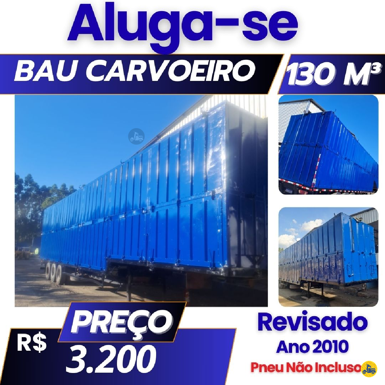 Carreta SemiReboque 3 Eixos Baú Carvoeiro Figueiredo Locação PARAOPEBA MINAS GERAIS MG