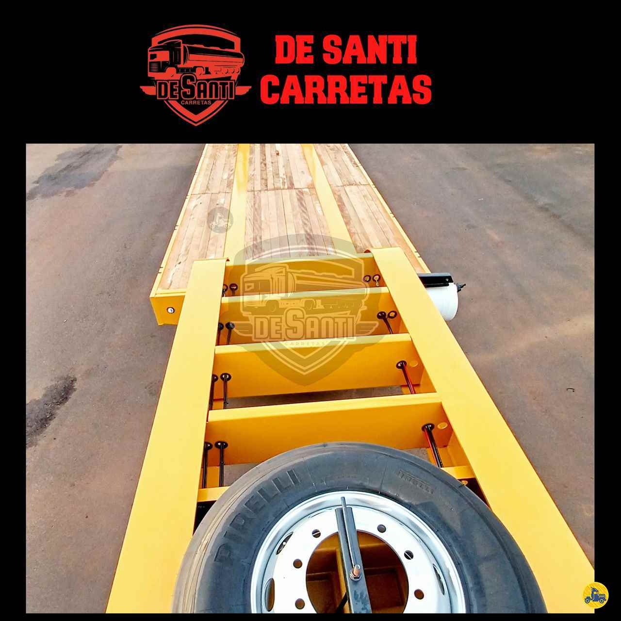 CARRETA SEMI-REBOQUE PRANCHA Rebaixada De Santi Carretas CRAVINHOS SÃO PAULO SP