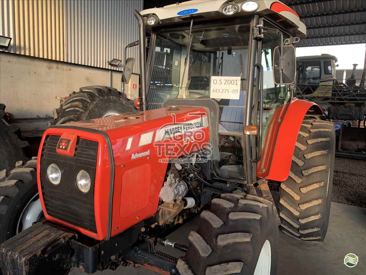 TRATOR MASSEY FERGUSON MF 275 Tração 4x4 Agro Texas Máquinas Agrícolas VITORINO PARANÁ PR