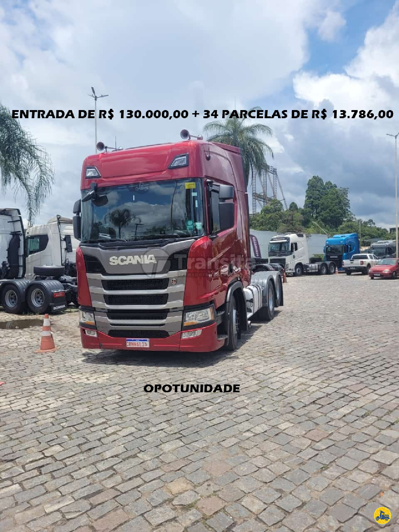 CAMINHAO SCANIA SCANIA R450 Cavalo Mecânico Cavalo 6x2 Transita Transportes ITAUNA MINAS GERAIS MG