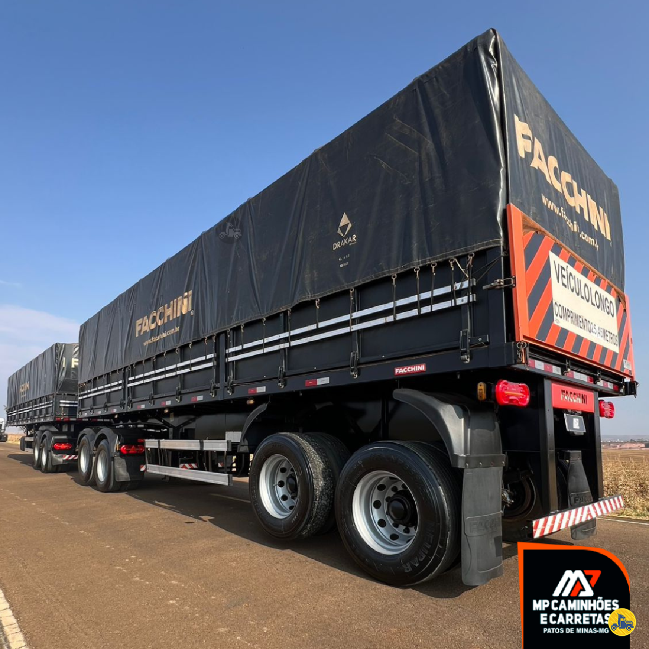 CARRETA RODOTREM GRANELEIRO MP Caminhões e Carretas PATOS DE MINAS MINAS GERAIS MG