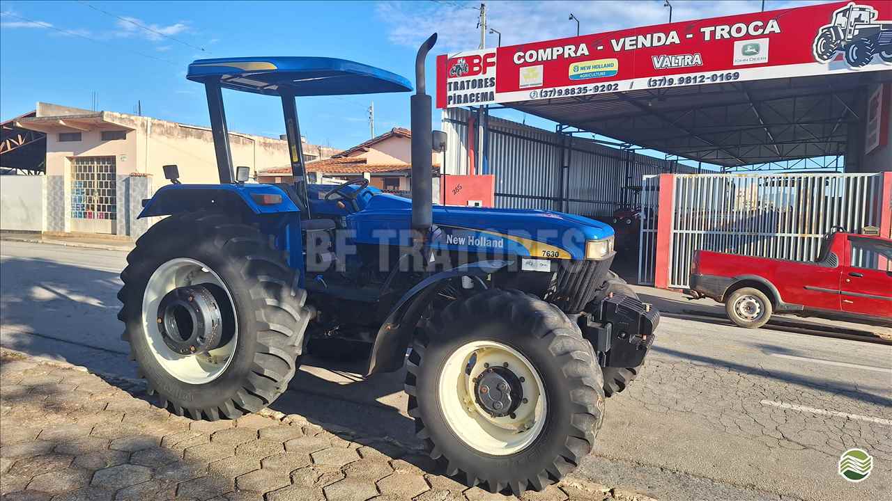 TRATOR NEW HOLLAND NEW 7630 Tração 4x4 BF Tratores PIRACEMA MINAS GERAIS MG