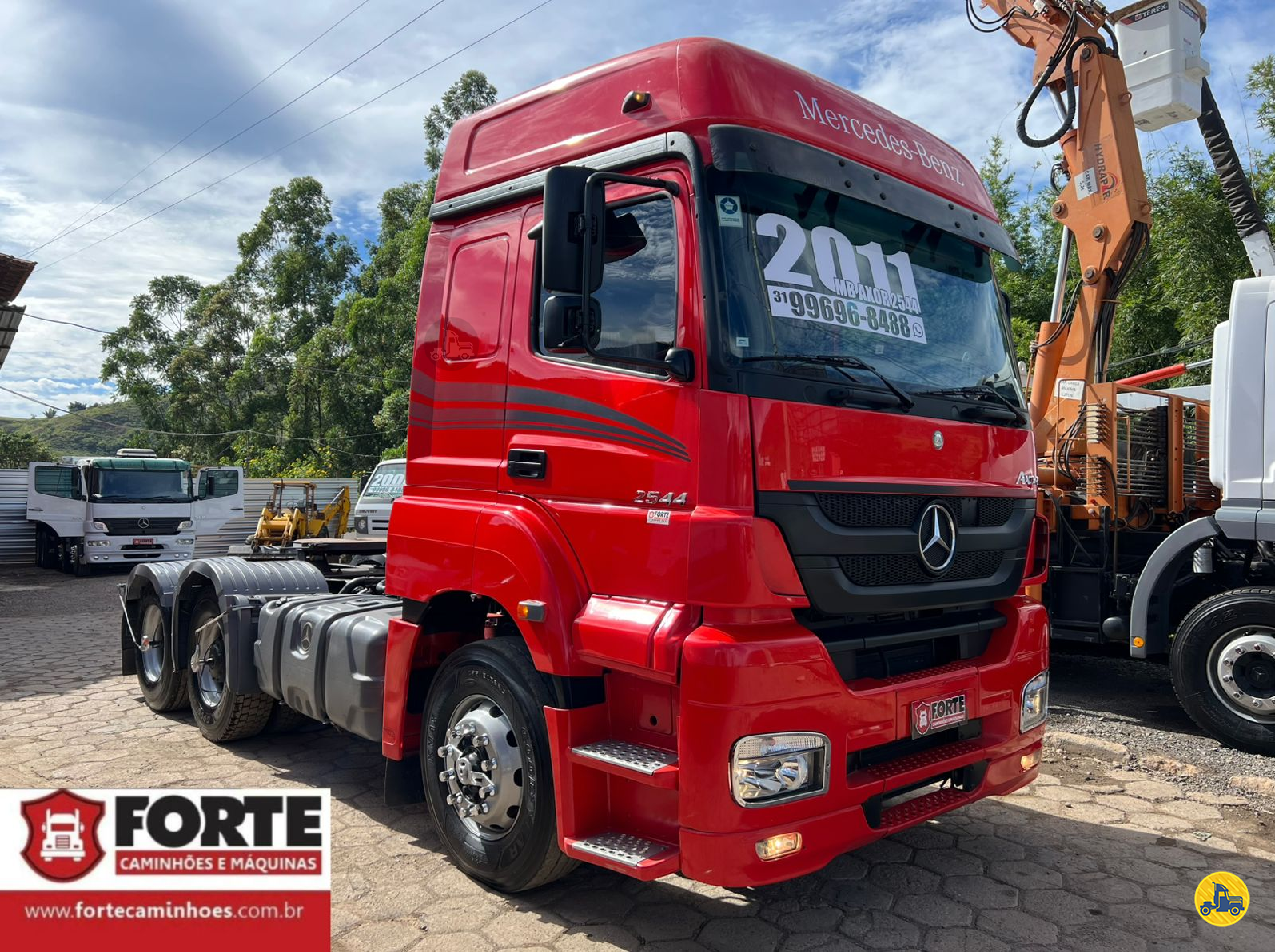 CAMINHAO MERCEDES-BENZ MB 2544 Chassis Cavalo 6x2 Forte Caminhões MG JOAO MONLEVADE MINAS GERAIS MG